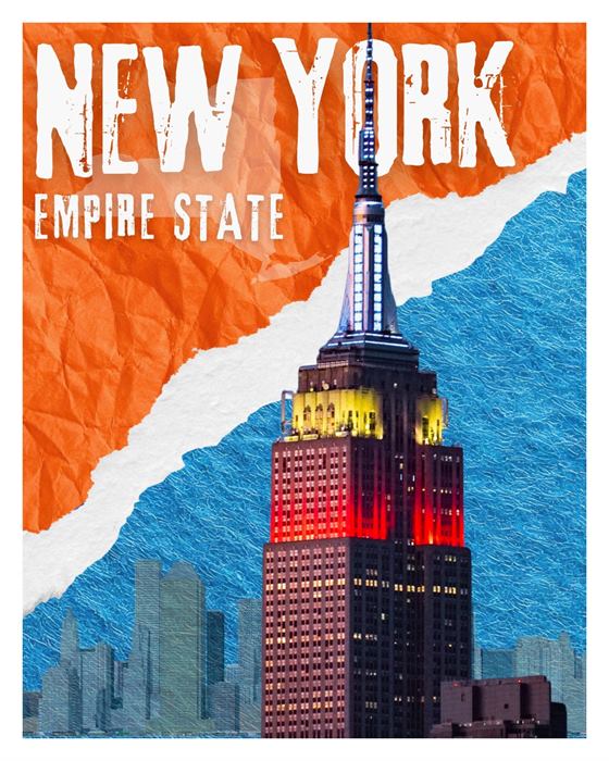 New York travel poster